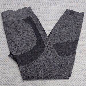 Pink Active Dark Gray Heather Leggings